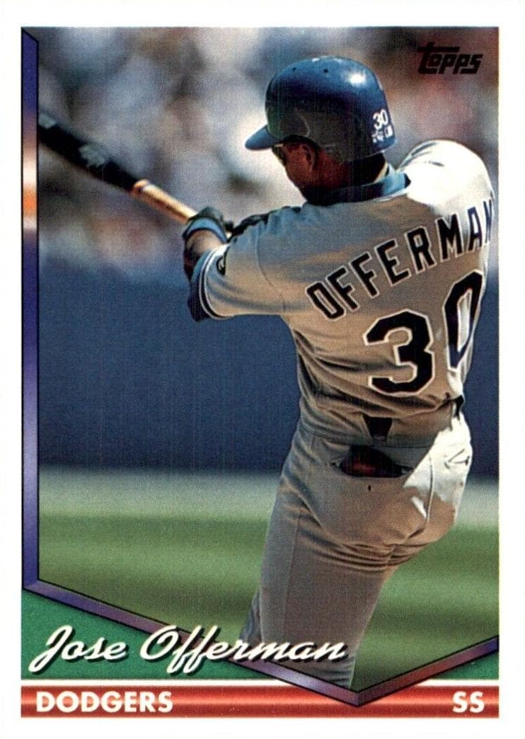 Jose Offerman 1994 topps Topps