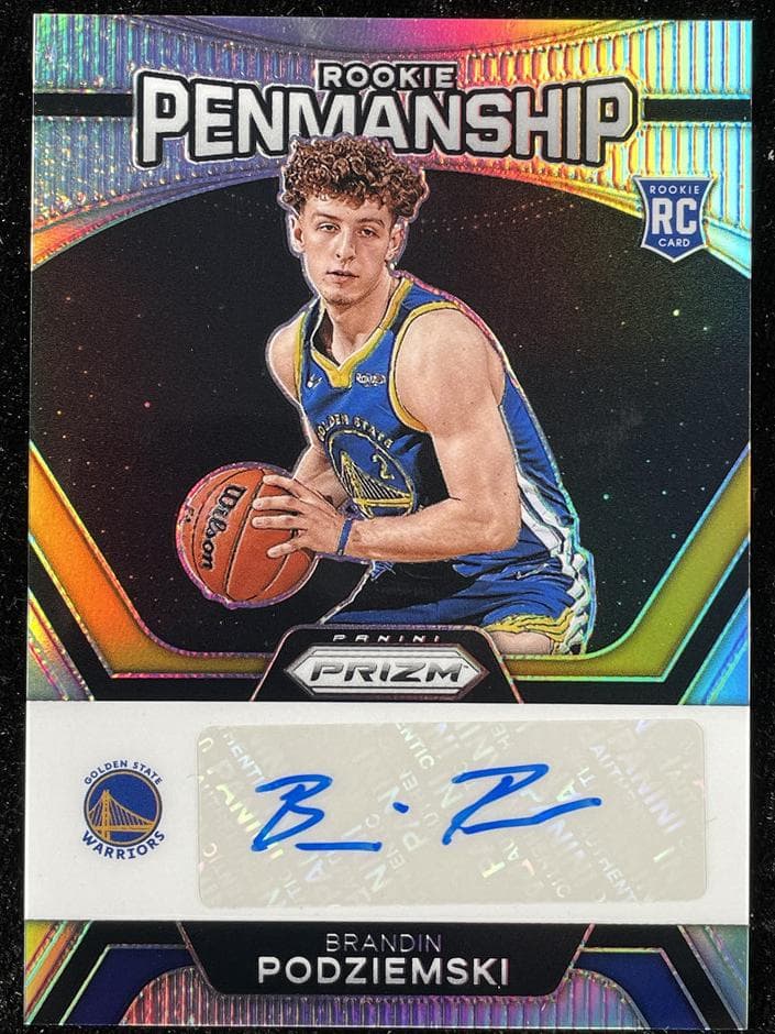 Brandin Podziemski 2023 panini Panini Prizm