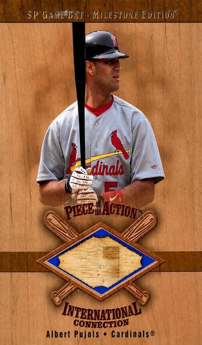 Albert Pujols 2001 unknown SP Game Bat Milestone