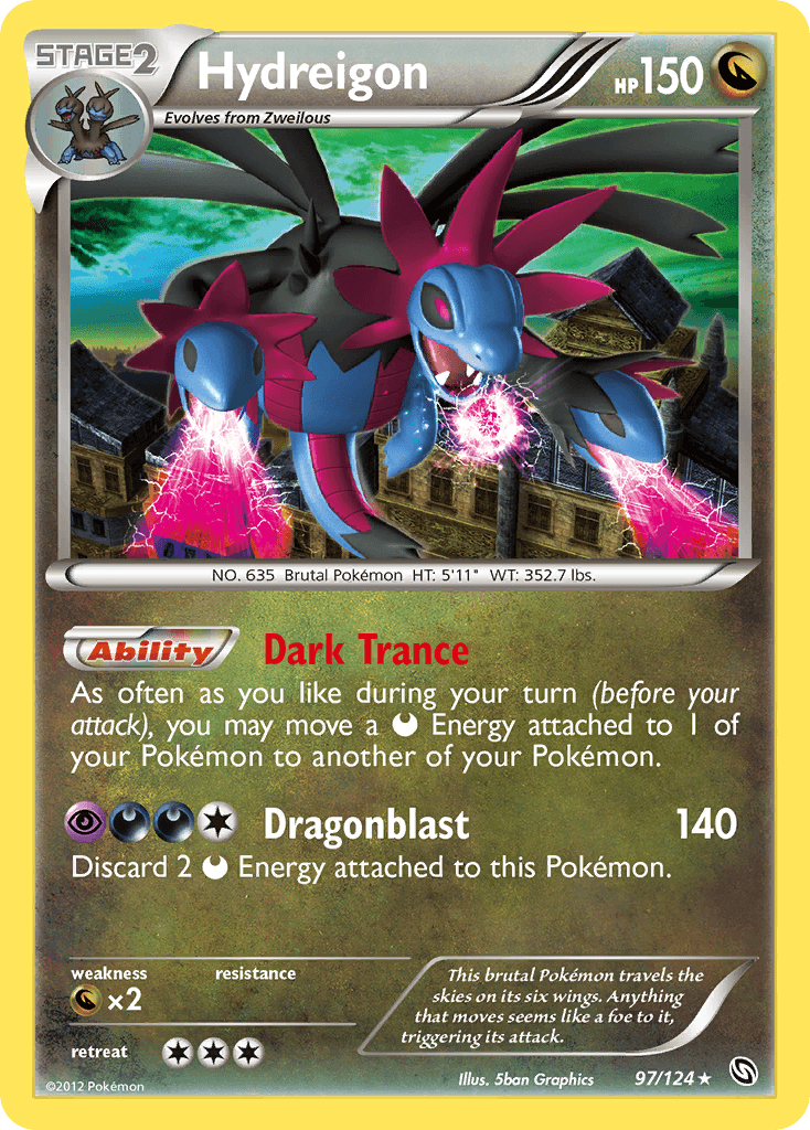 Hydreigon 2012 Pokemon Dragons Exalted