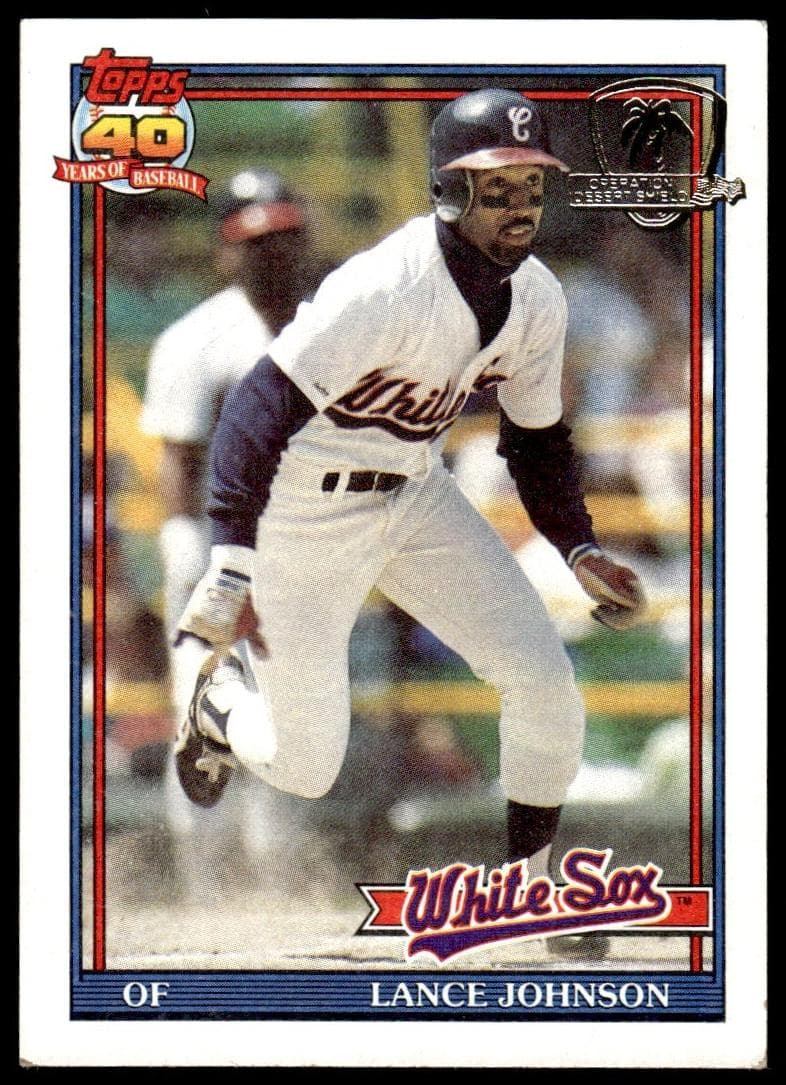 Lance Johnson 1991 topps Topps