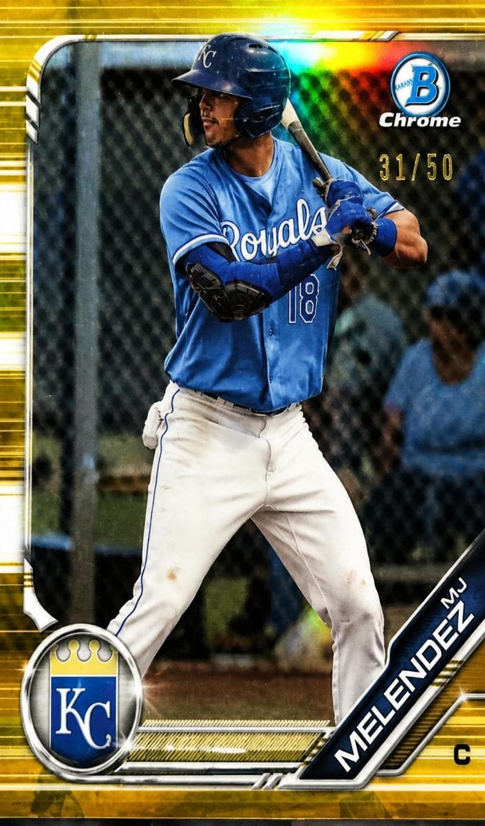 MJ Melendez 2019 bowman Bowman Draft Sapphire Edition