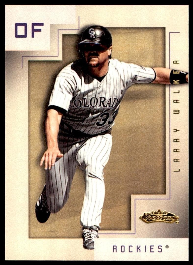 Larry Walker 2001 fleer