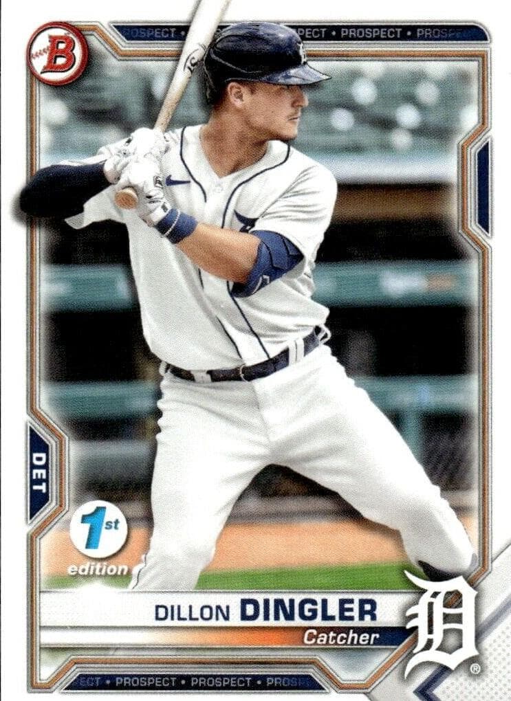 Dillon Dingler 2021 bowman 1st Edition