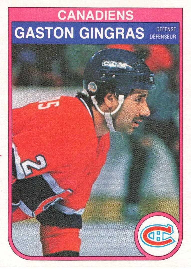 Gaston Gingras 1982 topps O-Pee-Chee