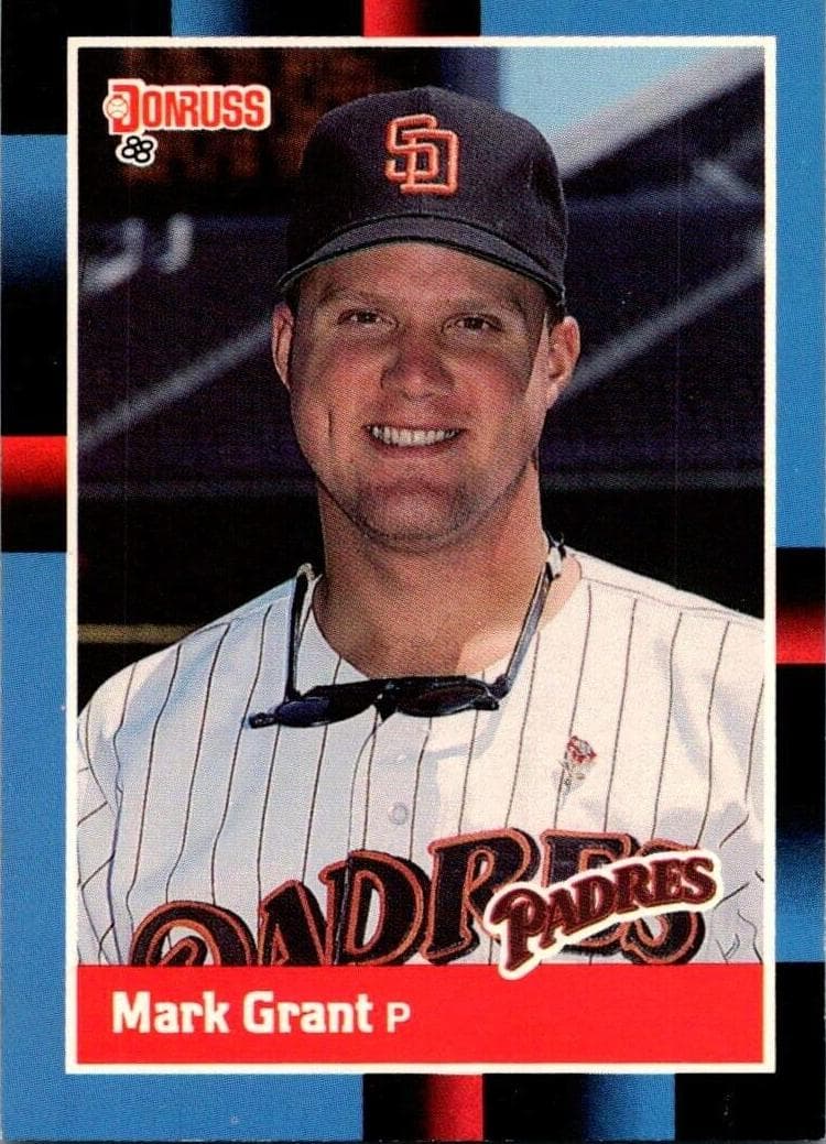 Mark Grant 1988 panini Donruss