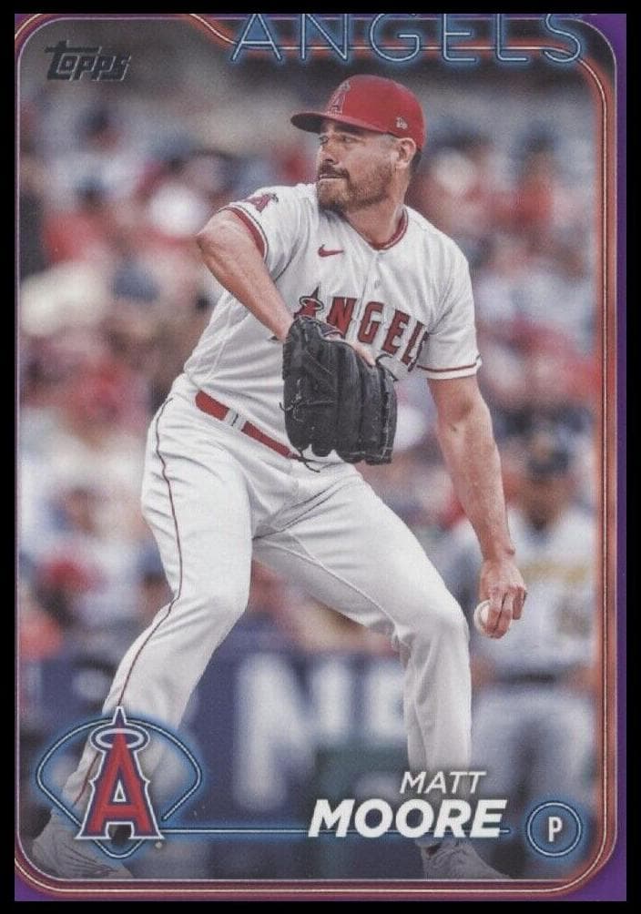 Matt Moore trading card