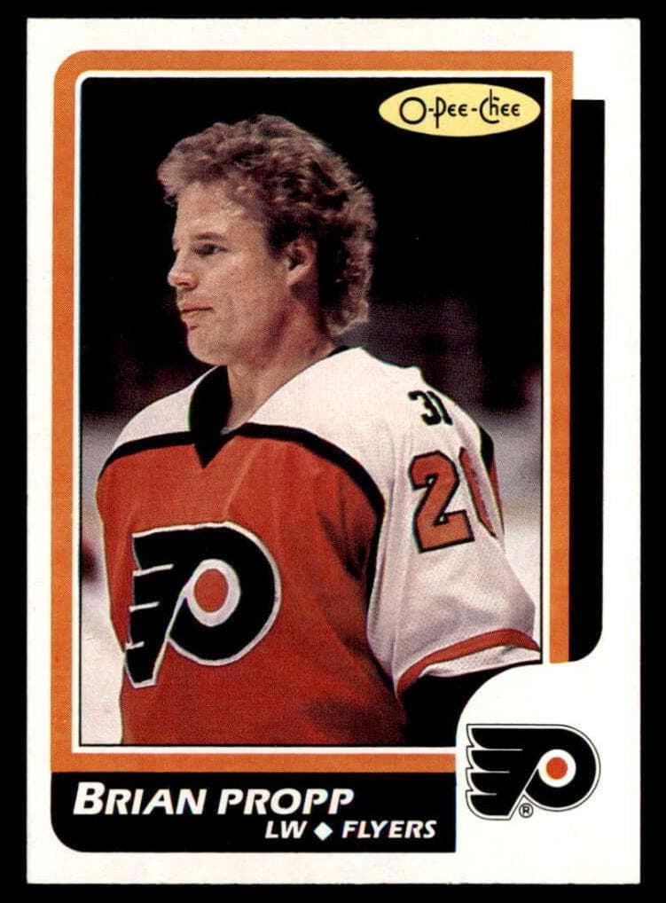 Brian Propp 1986 topps O-Pee-Chee