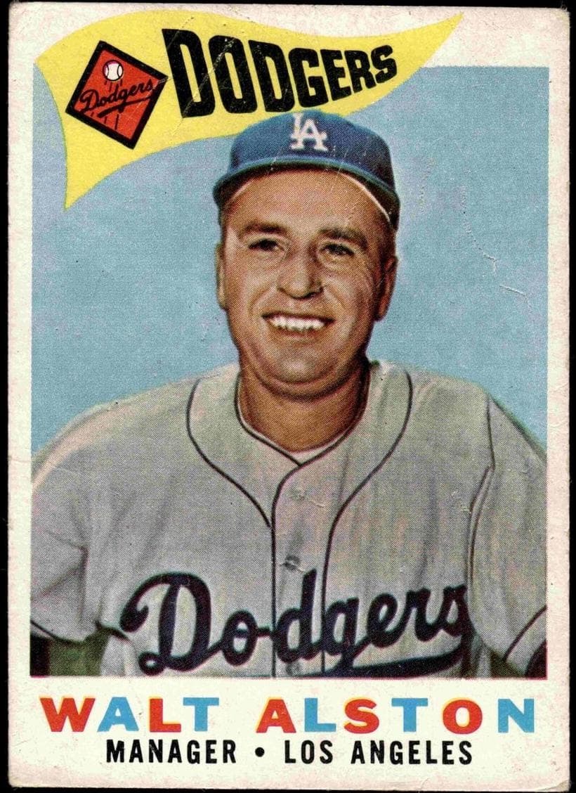 Walt Alston 1960 topps Topps