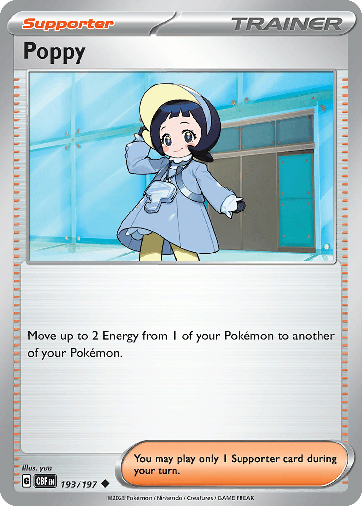 Poppy 2025 Pokemon Chinese CSV5C