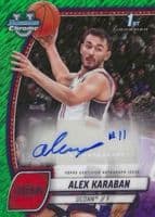 Alex Karaban trading card