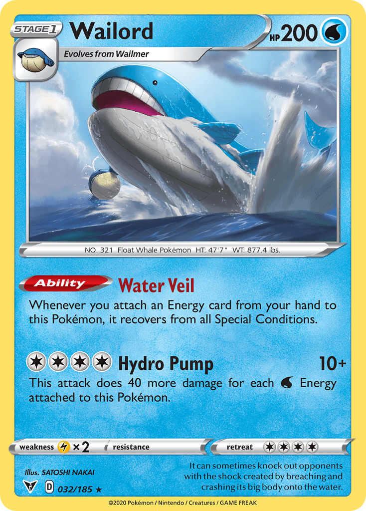 Wailord 2022 Pokemon
