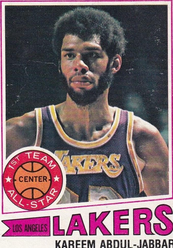 Kareem Abdul-Jabbar 1977 topps
