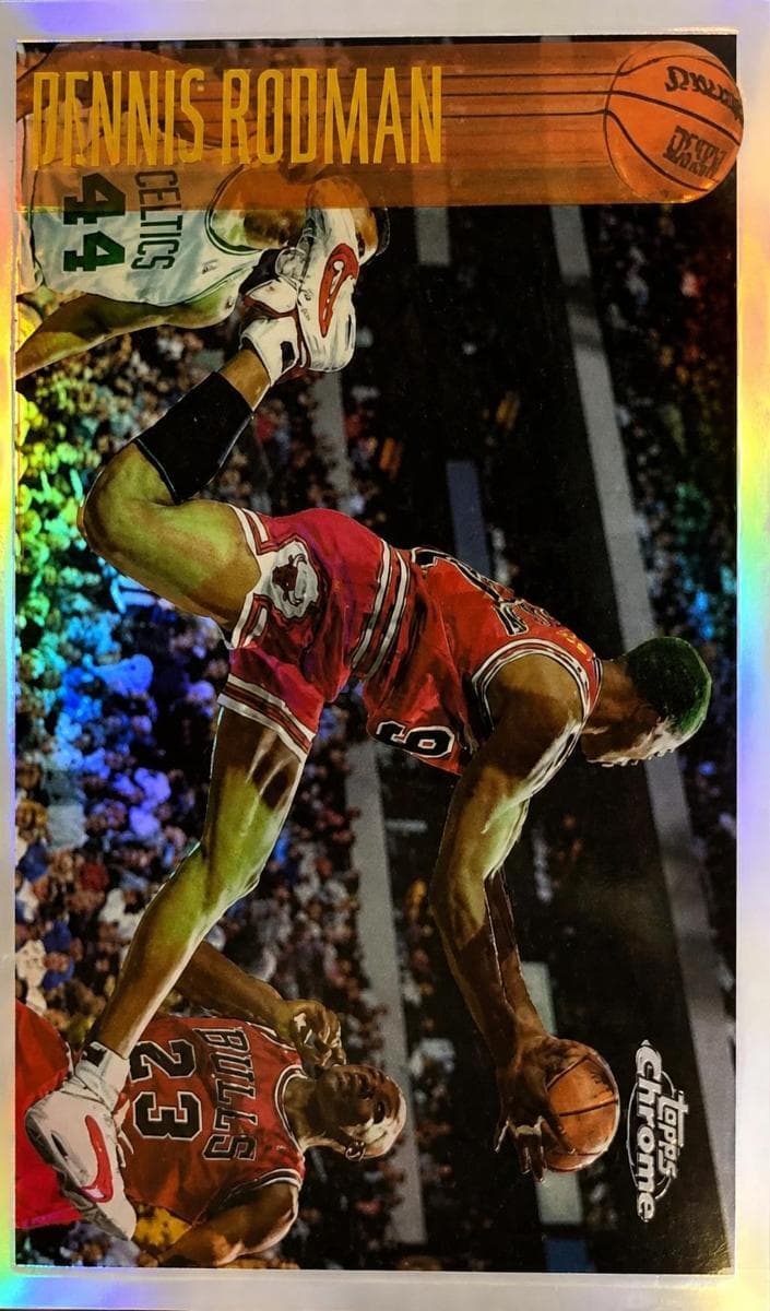 Dennis Rodman 1996 topps Chrome