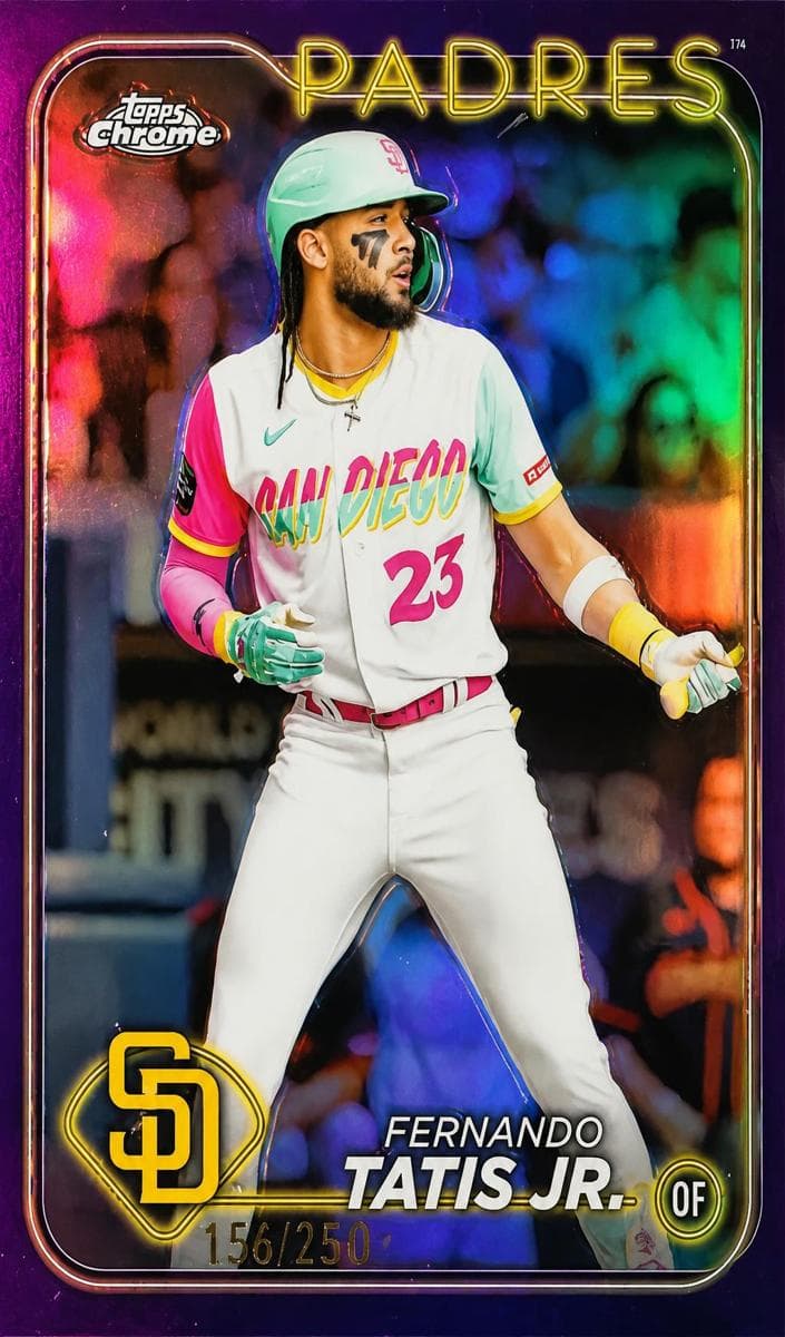Fernando Tatis Jr. 2024 topps Topps Chrome