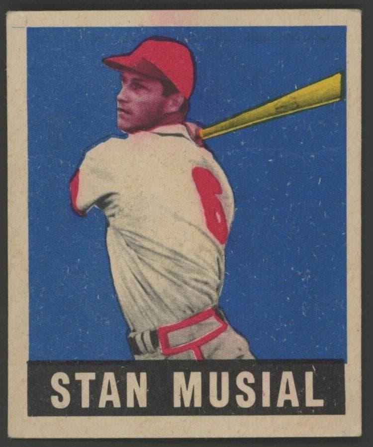 Stan Musial 1948 leaf Leaf
