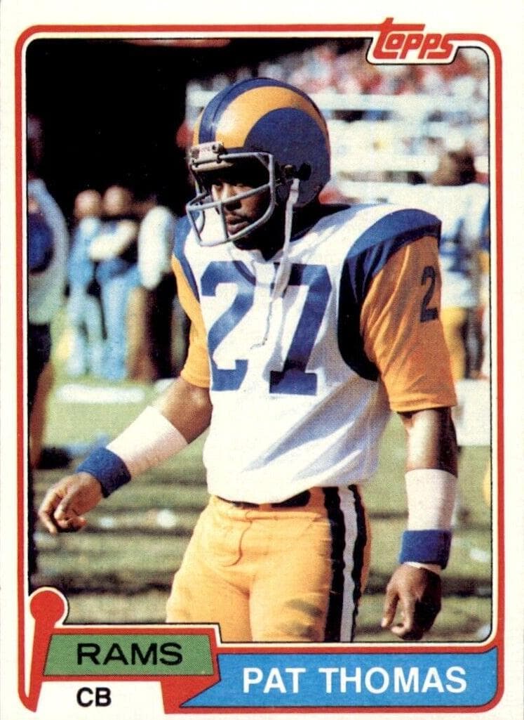 Pat Thomas 1981 topps Topps