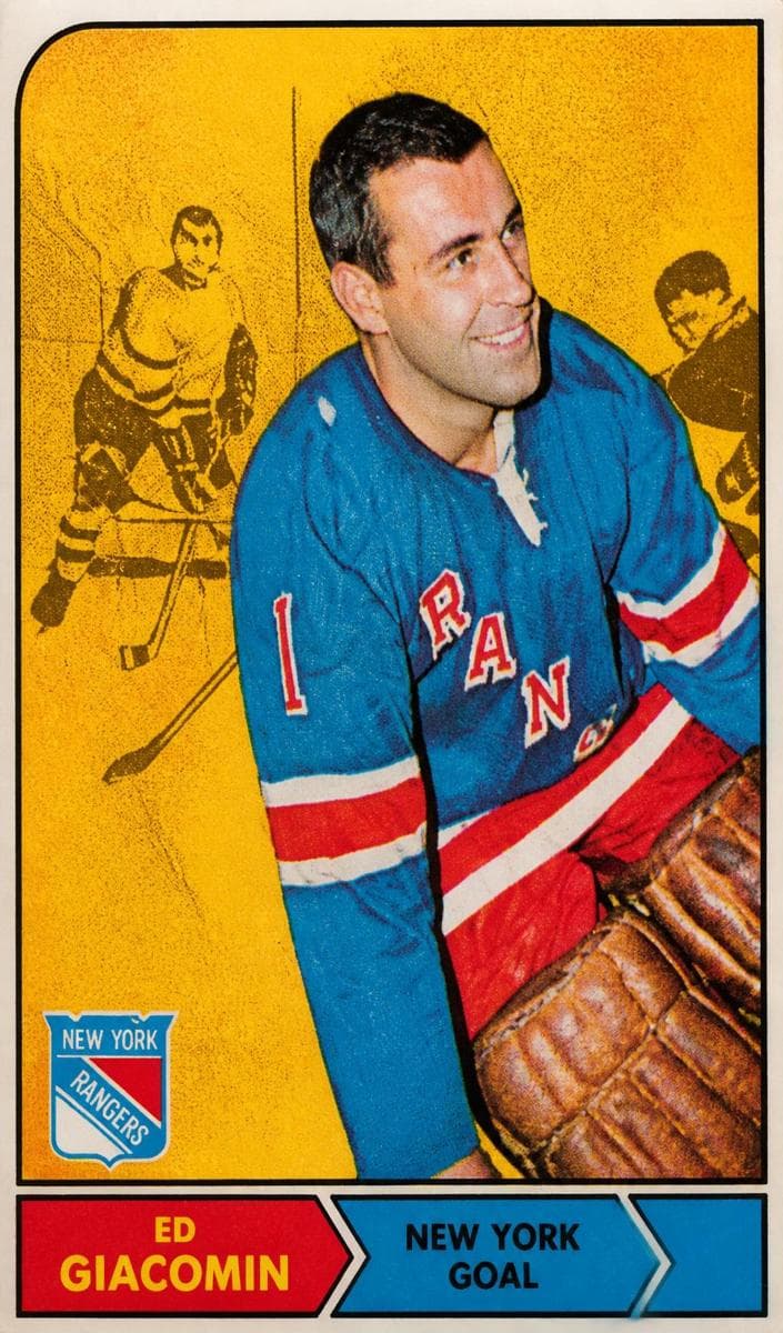 Ed Giacomin 1968 topps O-Pee-Chee