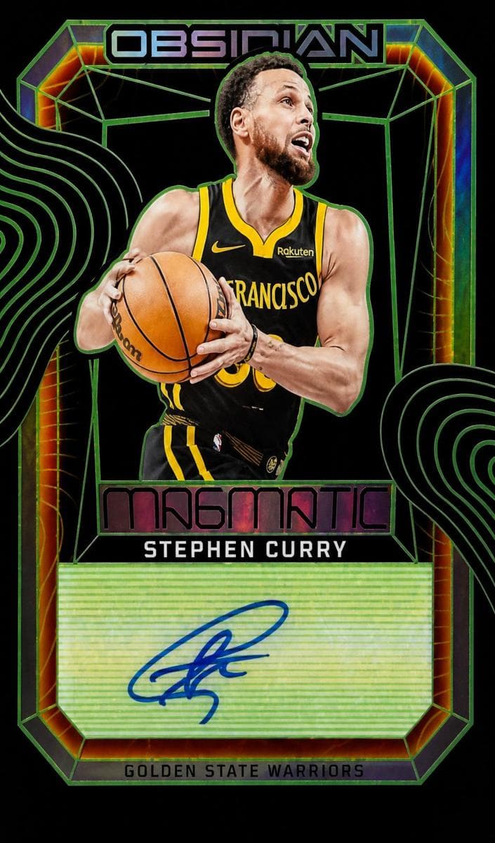 Stephen Curry 2023 panini Obsidian