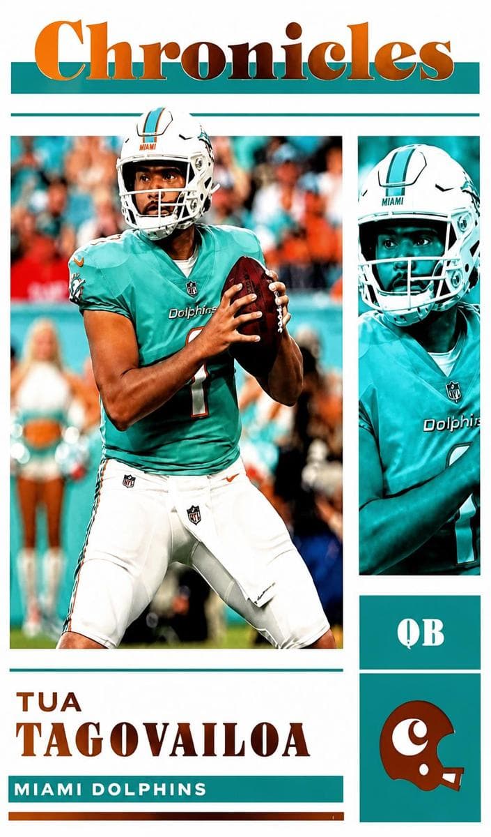 Tua Tagovailoa 2022 panini Panini Chronicles