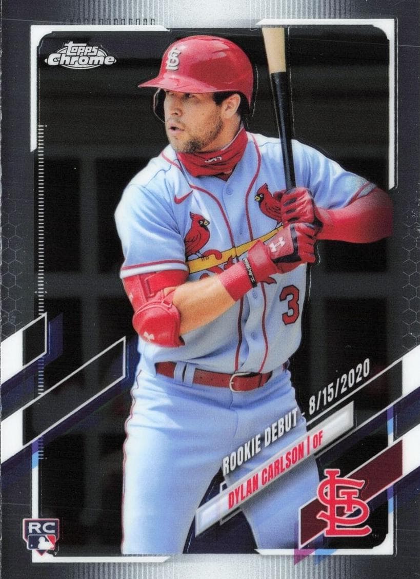 Dylan Carlson 2021 topps Topps Chrome Update