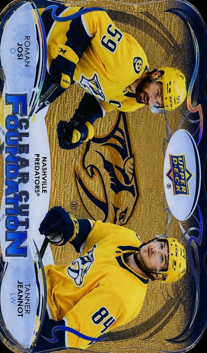 Roman Josi/Tanner Jeannot 2022 upper-deck Upper Deck
