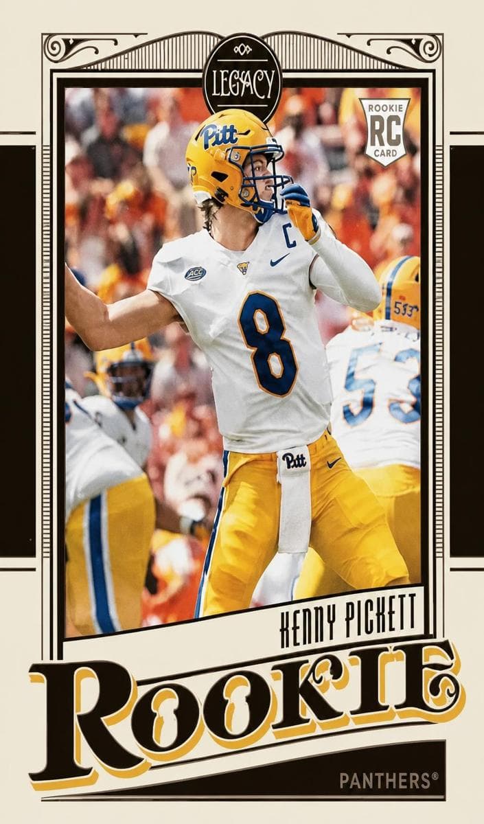 Kenny Pickett 2022 panini Clearly Donruss