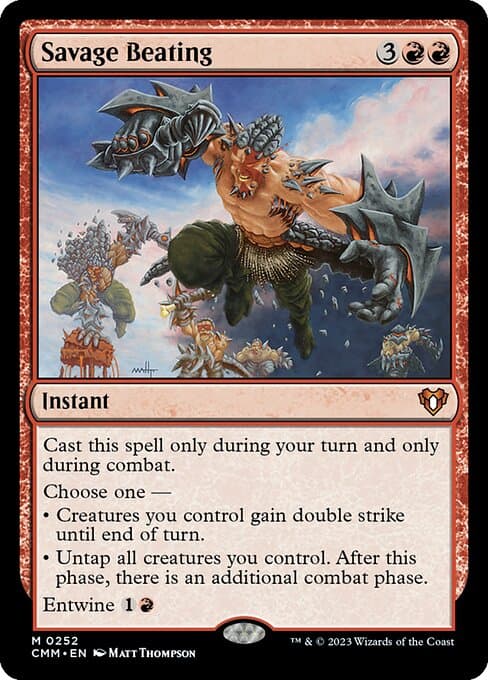 Savage Beating 2004 Magic: The Gathering