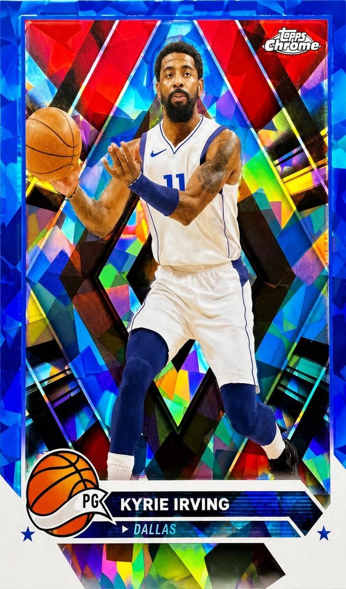 Kyrie Irving 2023 topps Topps Chrome Sapphire Edition