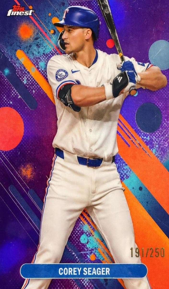 Corey Seager 2025 topps Topps Finest