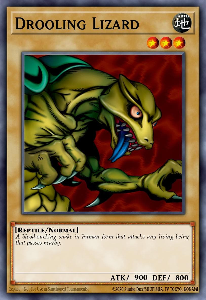 Drooling Lizard 2002 Yu-Gi-Oh! Legend of Blue Eyes White Dragon
