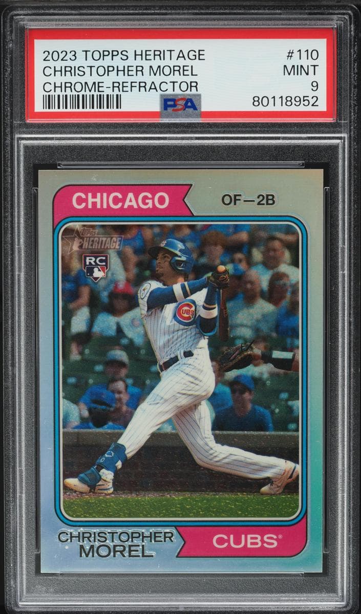 Christopher Morel 2023 topps Topps Heritage