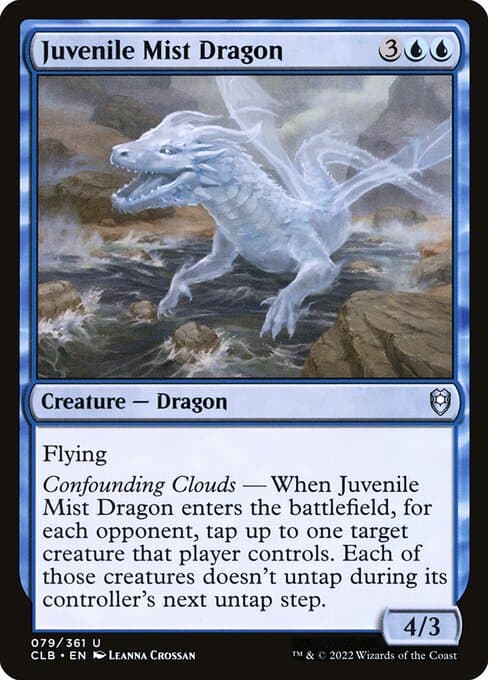 Juvenile Mist Dragon 2022 Magic: The Gathering Commander Legends: Battle for Baldur's Gate