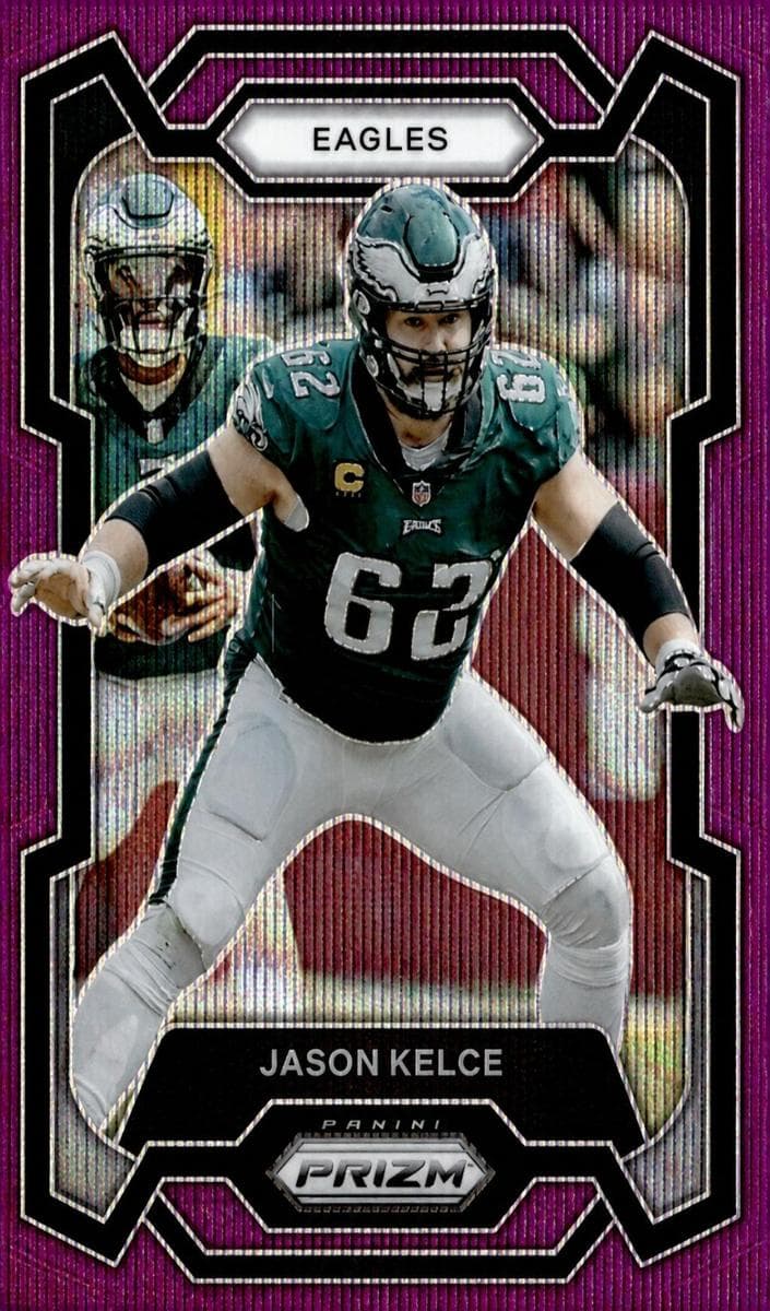 Jason Kelce trading card