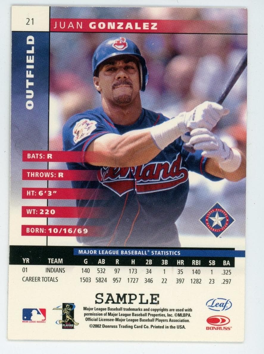 Juan Gonzalez #21