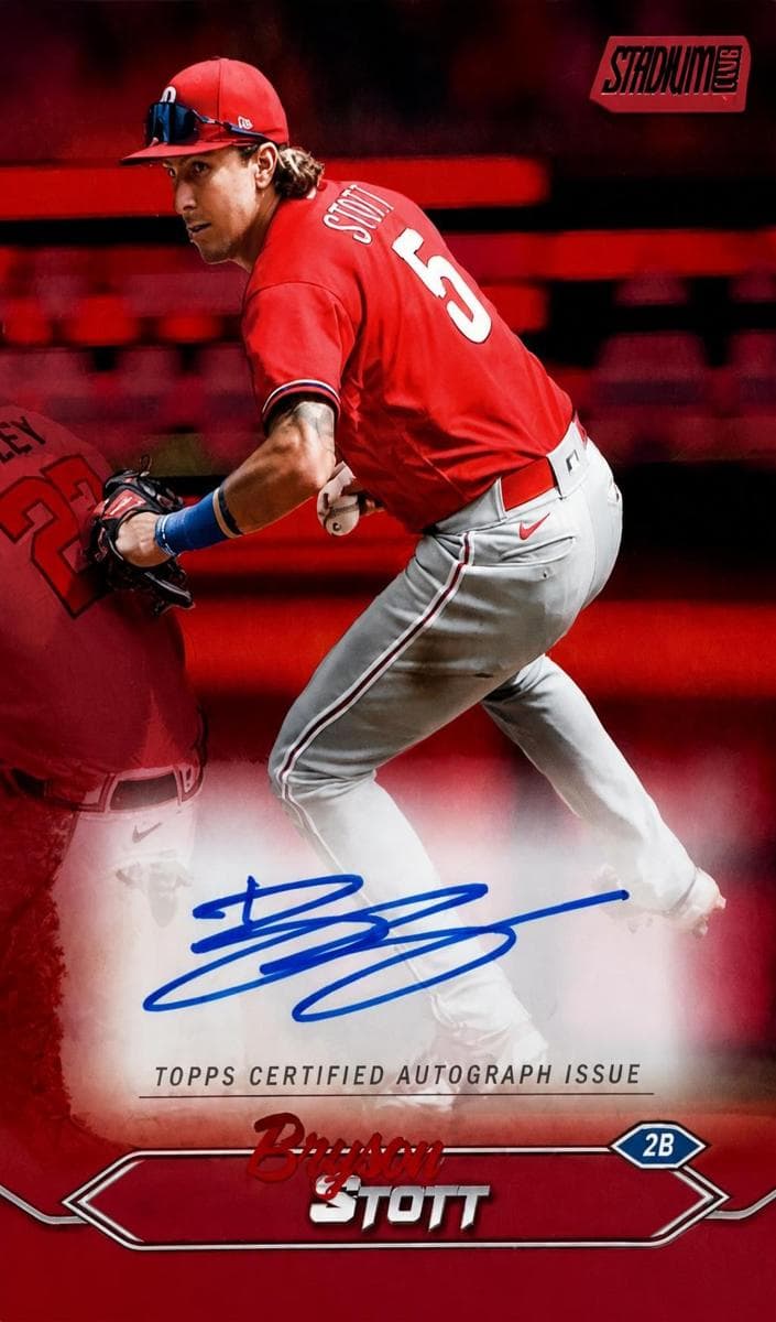 Bryson Stott 2024 topps Stadium Club