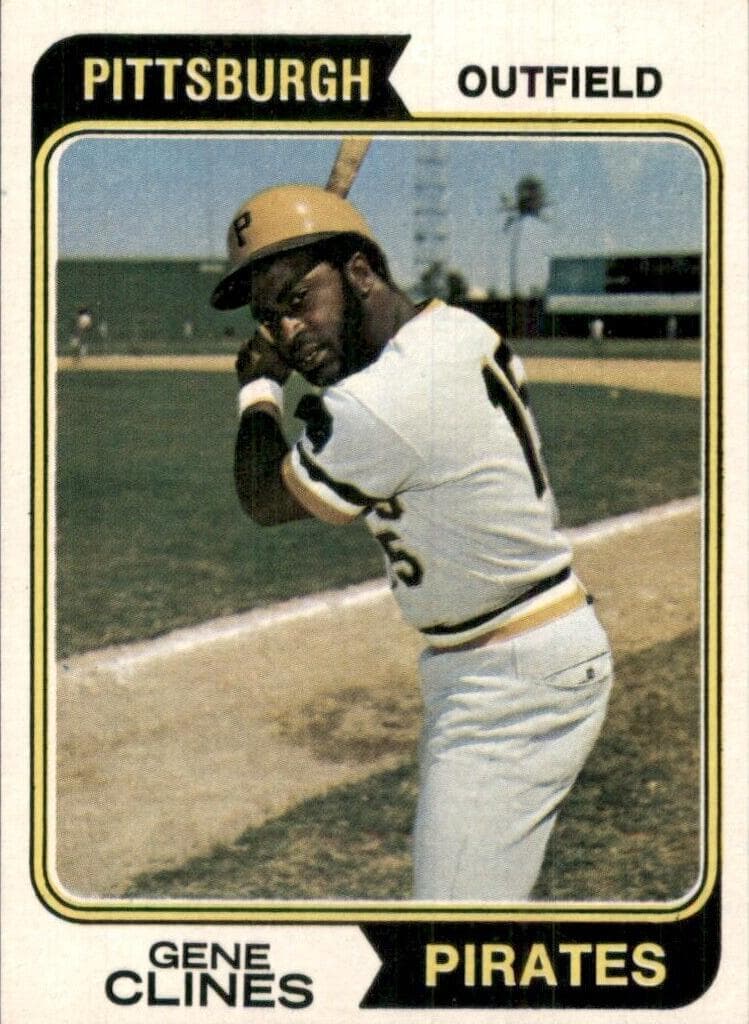 Gene Clines 1974 topps Topps