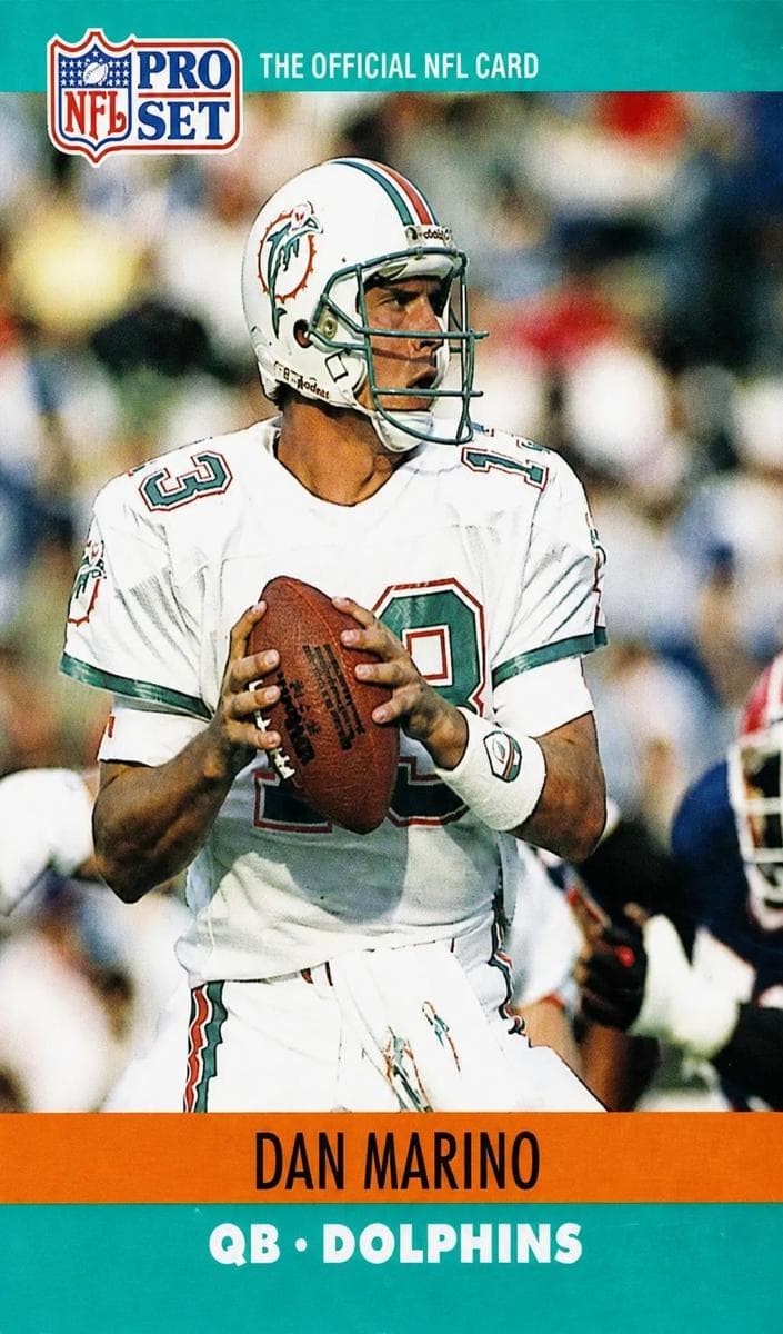 Dan Marino 1990 unknown