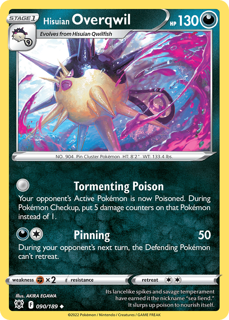 Hisuian Overqwil 2022 Pokemon