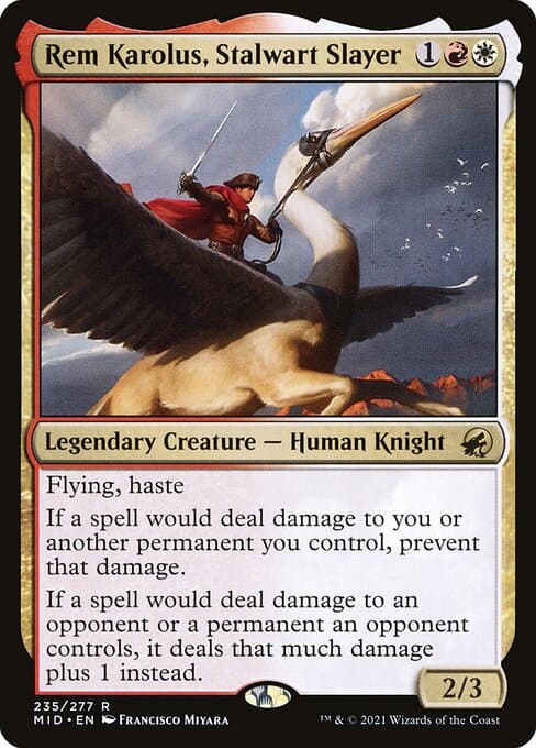 Rem Karolus, Stalwart Slayer 2022 Magic: The Gathering Innistrad: Double Feature