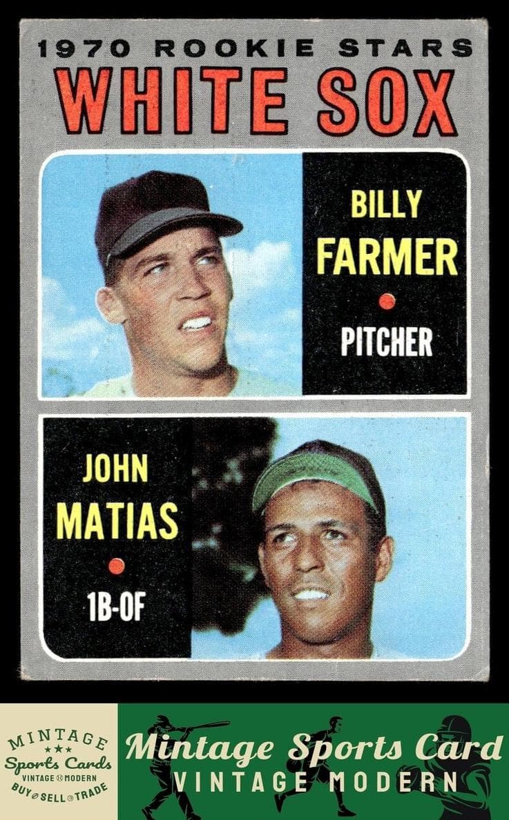 White Sox 1970 Rookie Stars (Billy Farmer / John Matias) #444