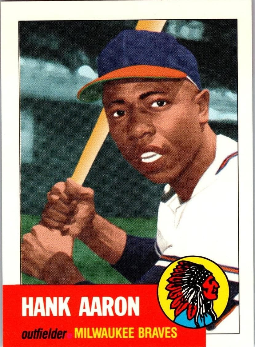 Hank Aaron 1991 topps