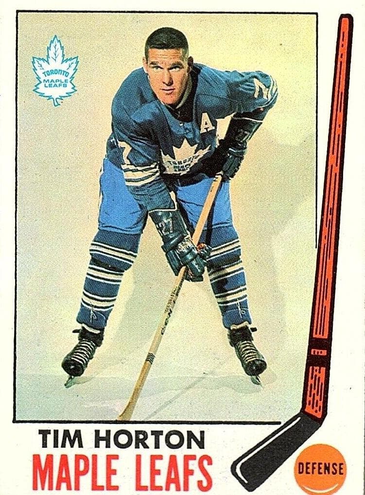 Tim Horton 1969 topps Topps