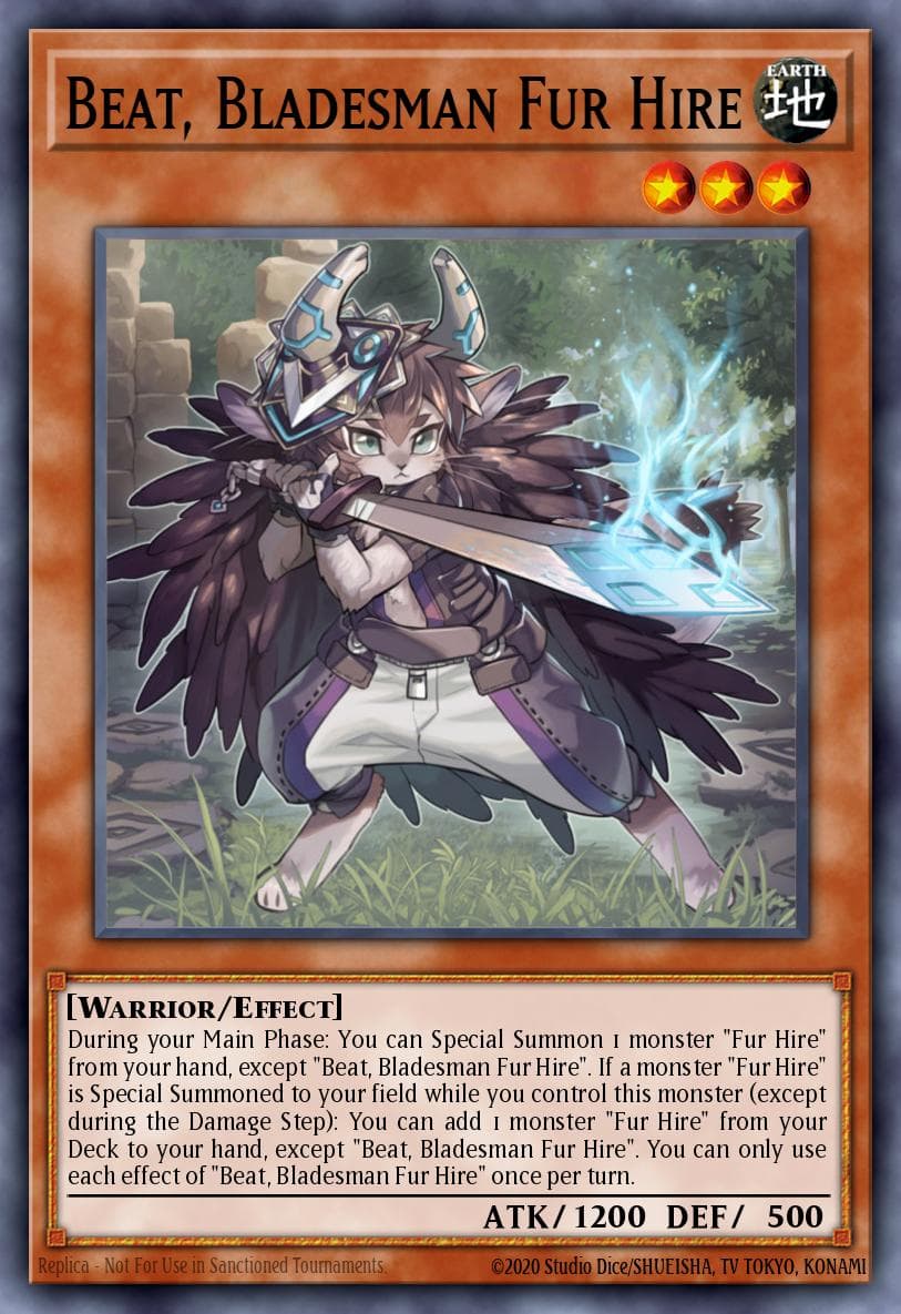 Beat, Bladesman Fur Hire 2018 Yu-Gi-Oh!