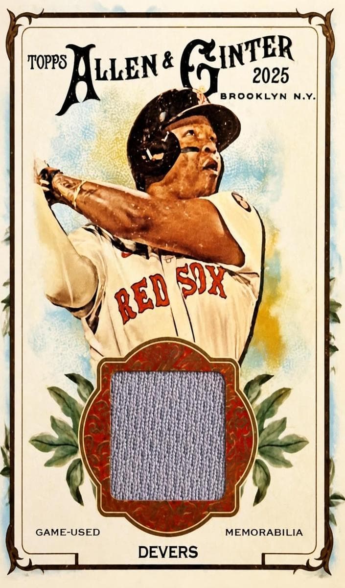 Rafael Devers 2025 topps Allen & Ginter