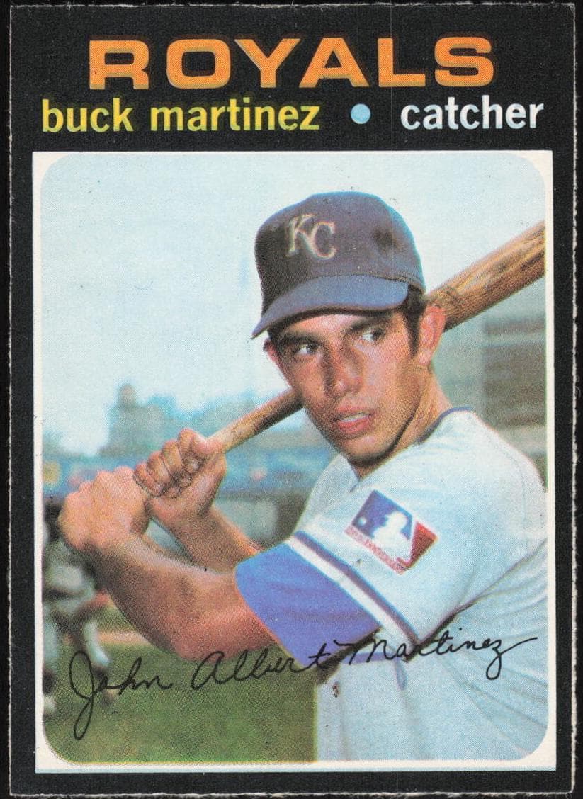 Buck Martinez 1971 topps O-Pee-Chee