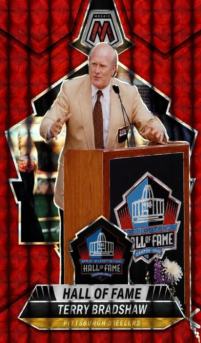 Terry Bradshaw 2024 panini Panini Mosaic