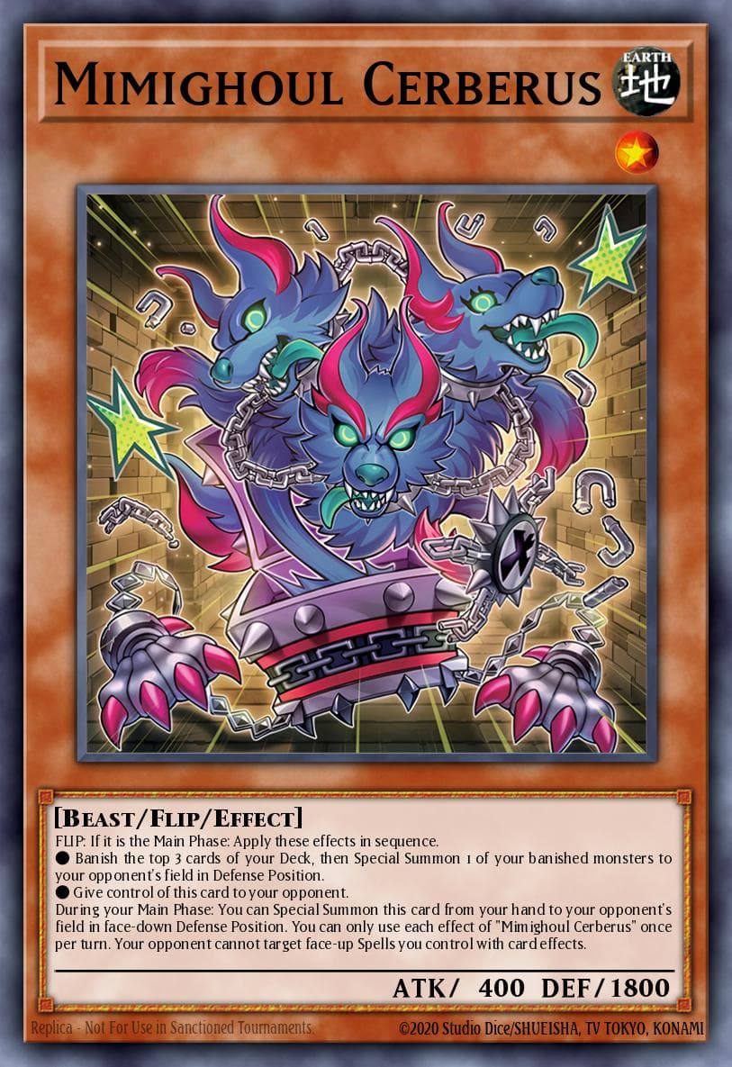 Mimighoul Cerberus 2025 Yu-Gi-Oh! 2025 Mega Pack Tin