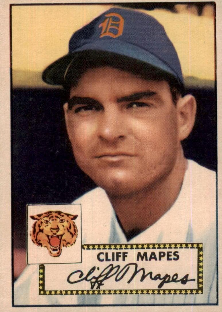 Cliff Mapes 1952 topps Topps