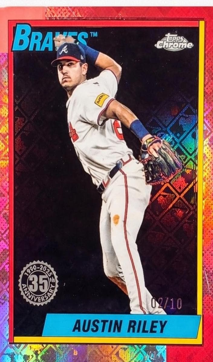 Austin Riley 2025 topps Topps Chrome